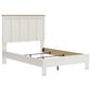 Ashley Linnocreek Full Panel Bed in White and Warm Brown, , large