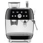 Smeg Espresso Manual Coffee Machine with Grinder in Black, , large