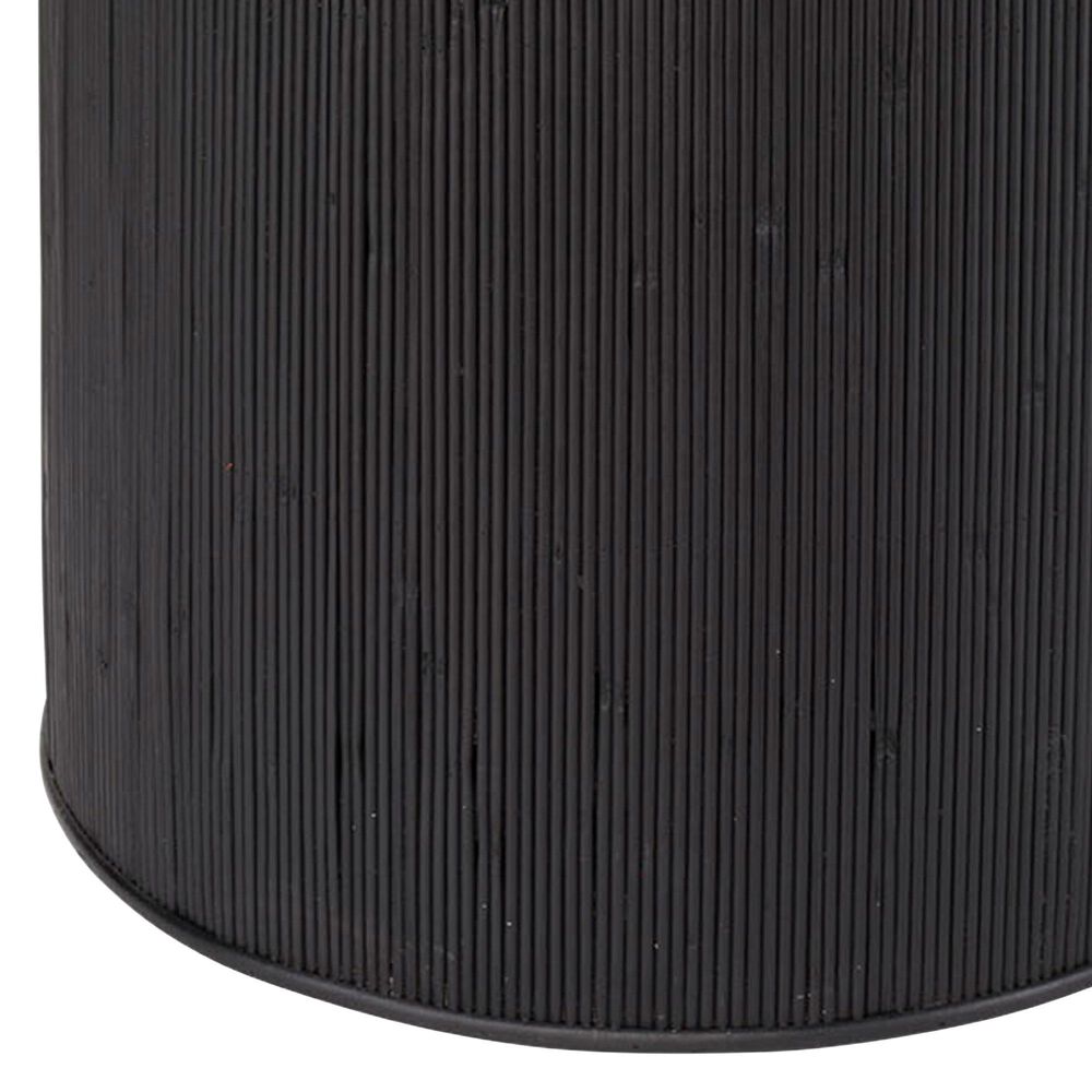 Splendor Living Uxbridge Bamboo Accent Side Table in Black, , large