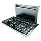 Viking Range 30" Rear Downdraft with Controls on Front in Stainless Steel, , large
