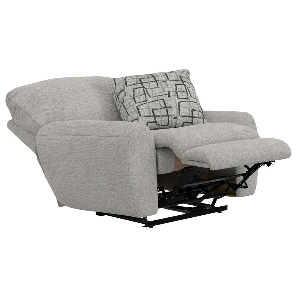 Catnapper Maxwell Power Deep Seat Lay Flat Recliner in Cream, , large