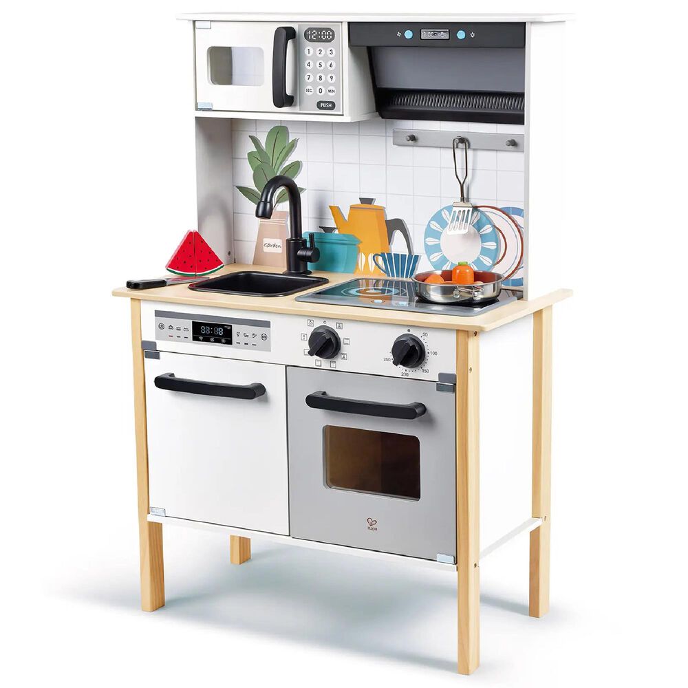 Hape Toys Modern Smart Kitchen Playset in Multicolor, , large