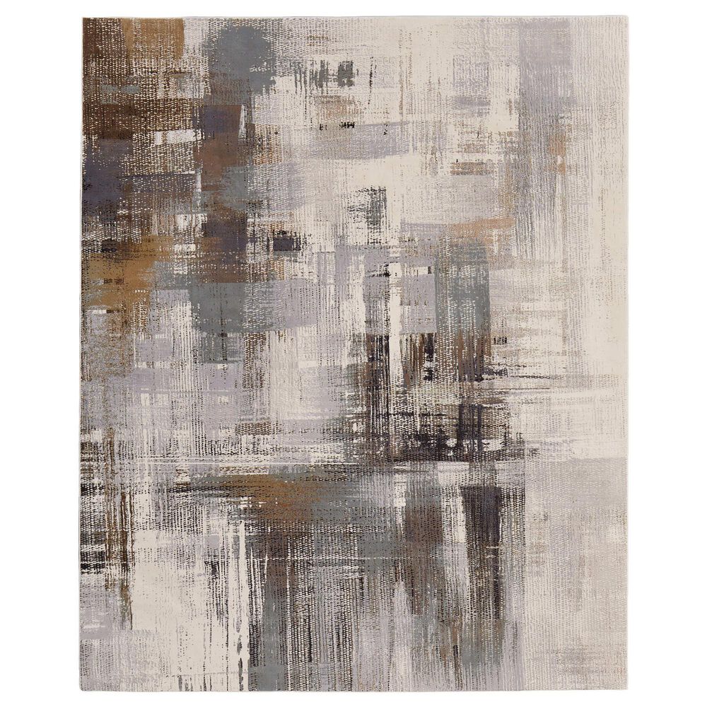 Feizy Clio 10" x 13"2" Ivory and Multicolor Area Rug, , large