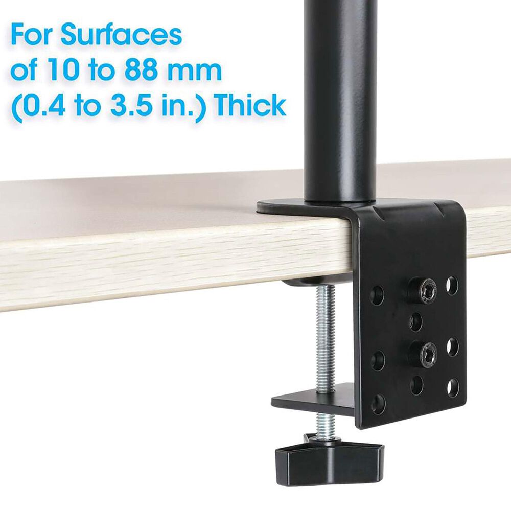 Manhattan Desktop Combo Mount with Monitor Arm and Laptop Stand in Black, , large