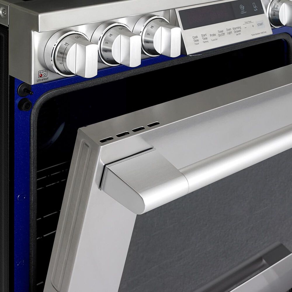 Signature Kitchen Suite 6.3 Cu. Ft. Slide-In Gas Range in Stainless Steel, , large