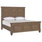 New Heritage Design Mariana 4-Piece Queen Panel Bedroom Set in Vintage Mocha, , large