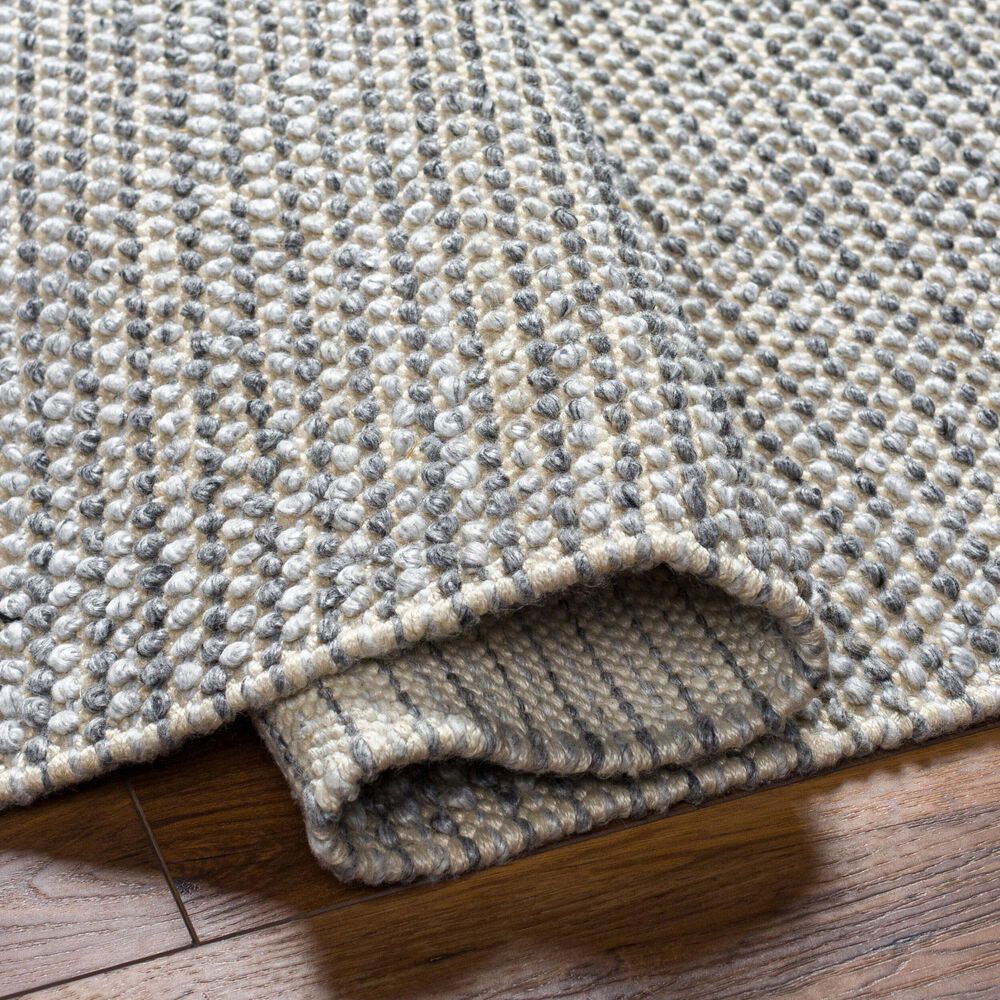 Surya Reika Cream, Light Slate and Medium Gray 10&#39; x 14&#39; Indoor/Outdoor Area Rug, , large