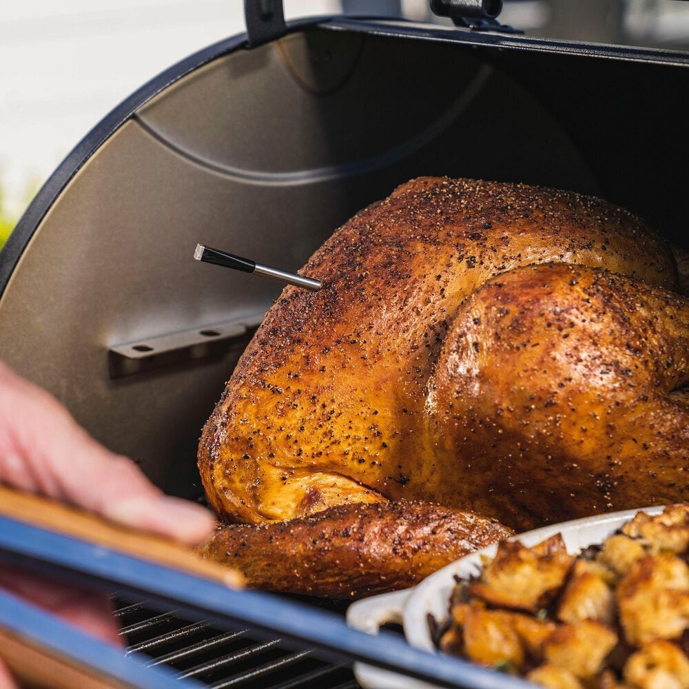 Traeger Grills Meater Plus Wireless Meat Thermometer in Honey and Stainless Steel, , large