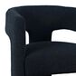 Waltham Sven Upholstered Dining Arm Chair in Black, , large