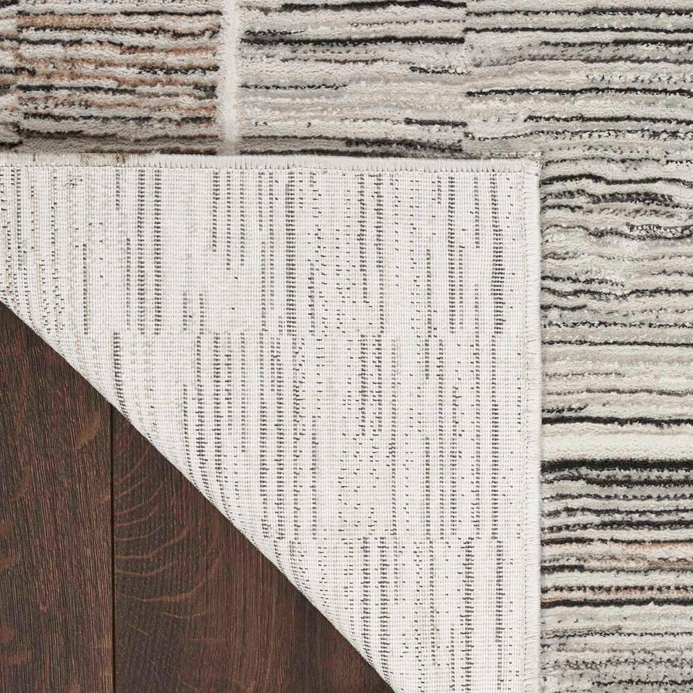 Nourison Desire 7&#39;10&quot; x 9&#39;10&quot; Charcoal and Grey Area Rug, , large
