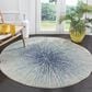 Safavieh Evoke EVK228A-5R 5"1" Round Royal/Ivory Area Rug, , large