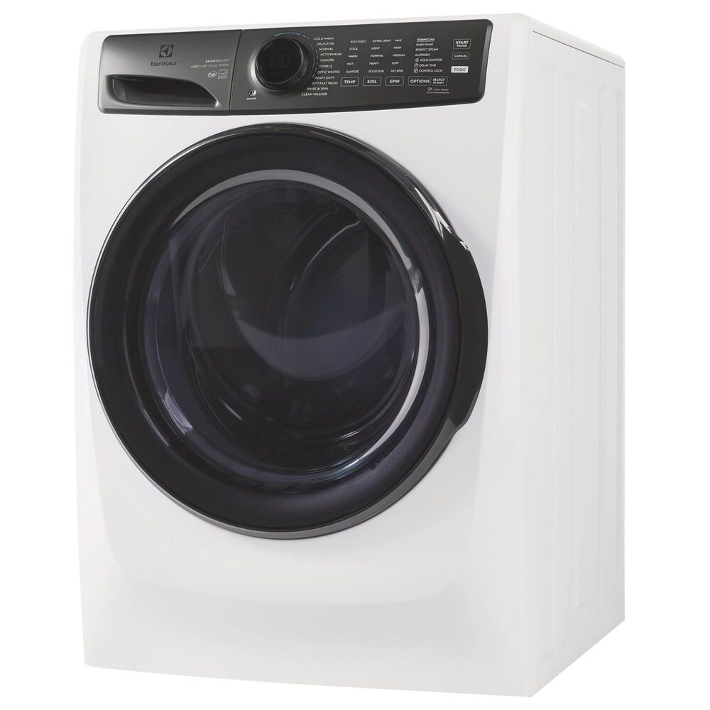 Electrolux 4.5 Cu. Ft. Front Load Washer and 8.0 Cu. Ft. Gas Dryer in Matte White, , large