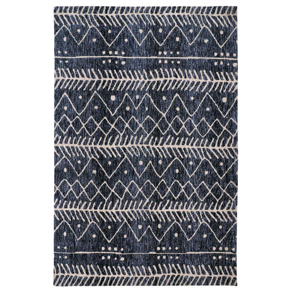 Feizy Rugs Colton 8" x 10" Denim Area Rug, , large