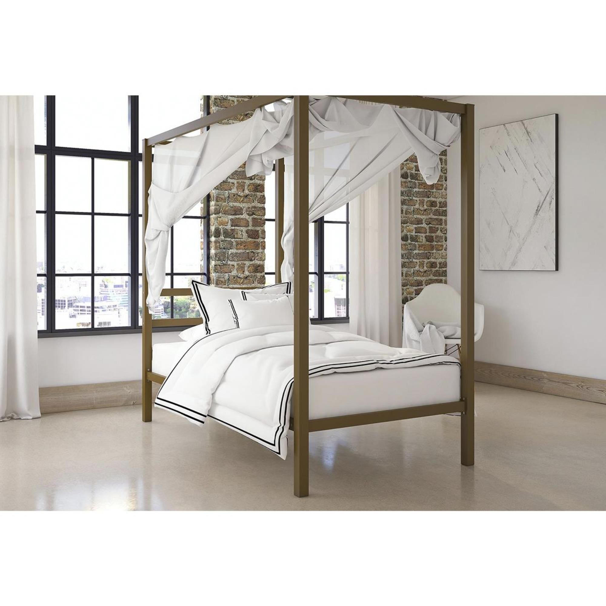 Dhp gold store canopy bed