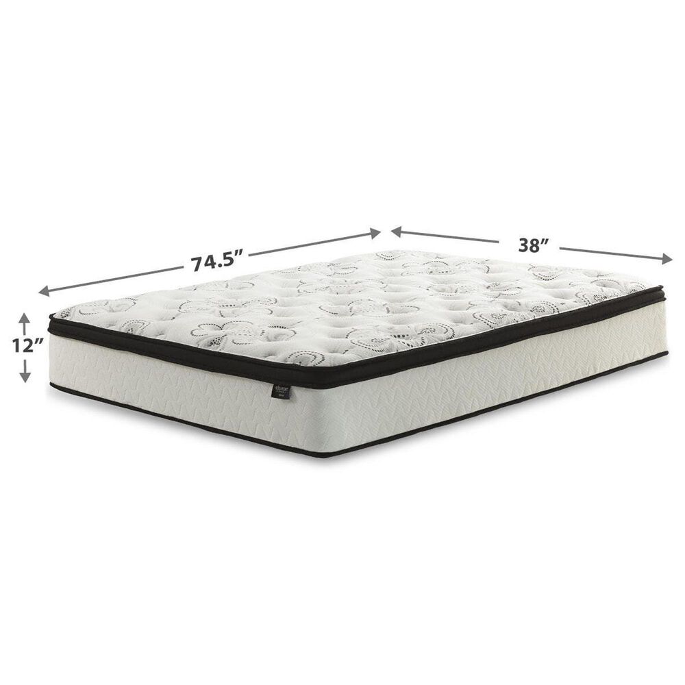 Ashley Chime 12" Hybrid Extra Plush Tight Top Twin Mattress, , large