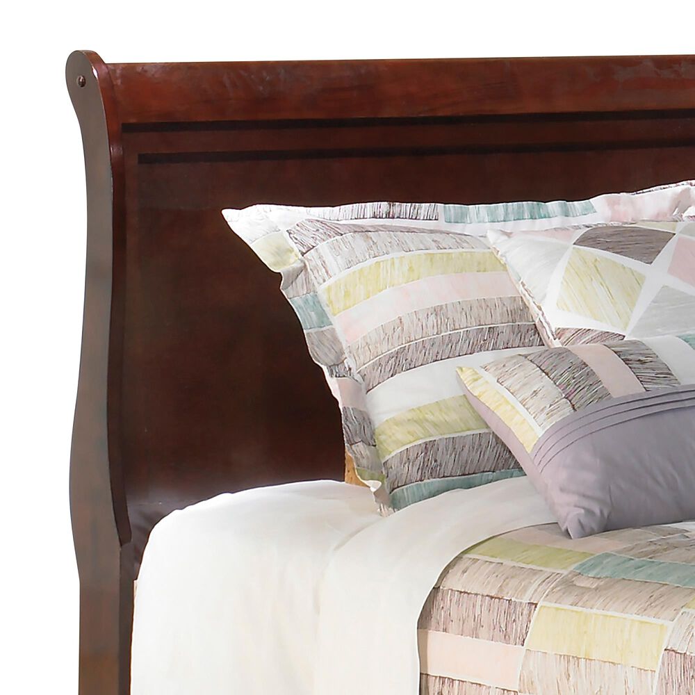 Signature Design By Ashley Alisdair Twin Sleigh Bed In Dark Brown Nebraska Furniture Mart