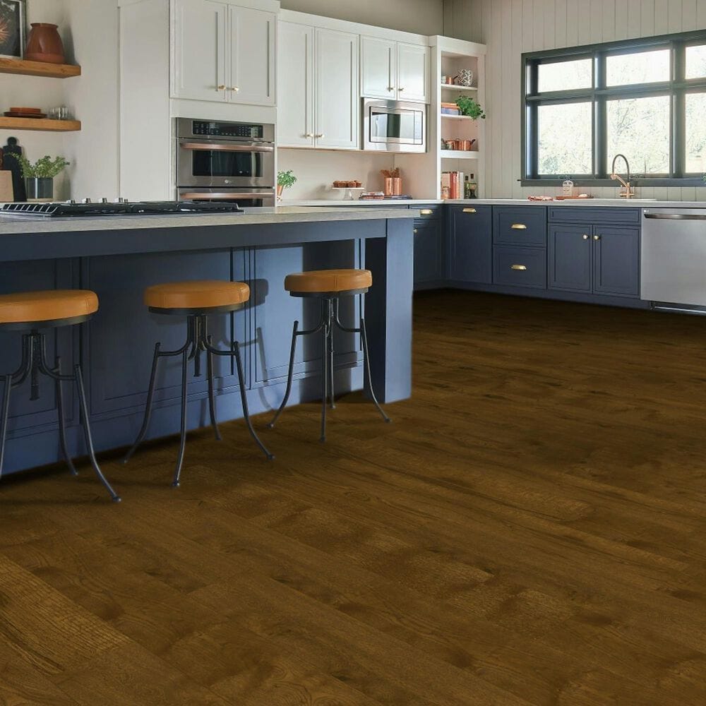 Hartco TimberBrushed Gold Deep Etched Dusty Ranch Oak Engineered Hardwood, , large