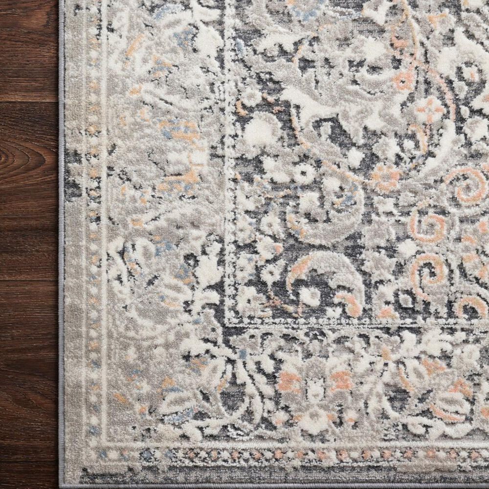 Loloi II Lucia LUC04 2'8" x 8' Grey and Mist Runner Nebraska