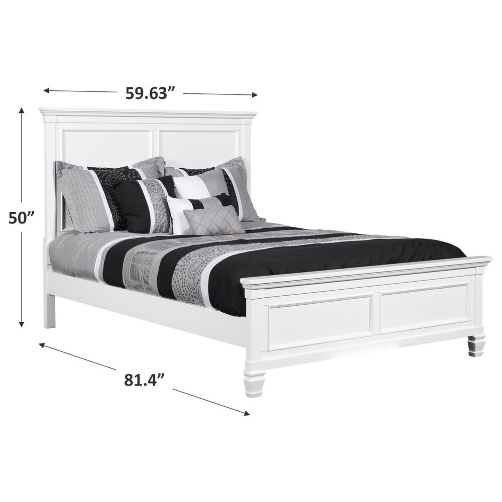 New Heritage Tamarack Full Panel Bed in White, , large