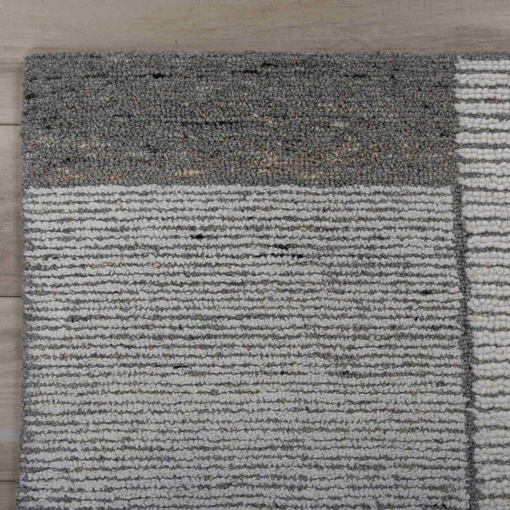 RIZZY Willow Gray, Ivory, Beige and Charcoal 7&#39;9&quot; x 9&#39;9&quot; Area Rug, , large