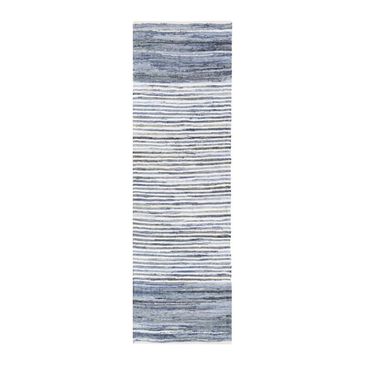 Surya Denim DNM-1001 2"6" x 8" Blue and Navy Runner, , large