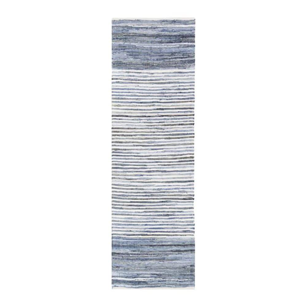 Surya Denim DNM-1001 2"6" x 8" Blue and Navy Runner, , large
