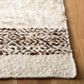 Safavieh Natura NAT321A NAT321A 2"3" x 8" Ivory and Brown Runner, , large