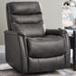 Ashley Riptyme Manual Swivel Glider Recliner in Quarry, , large