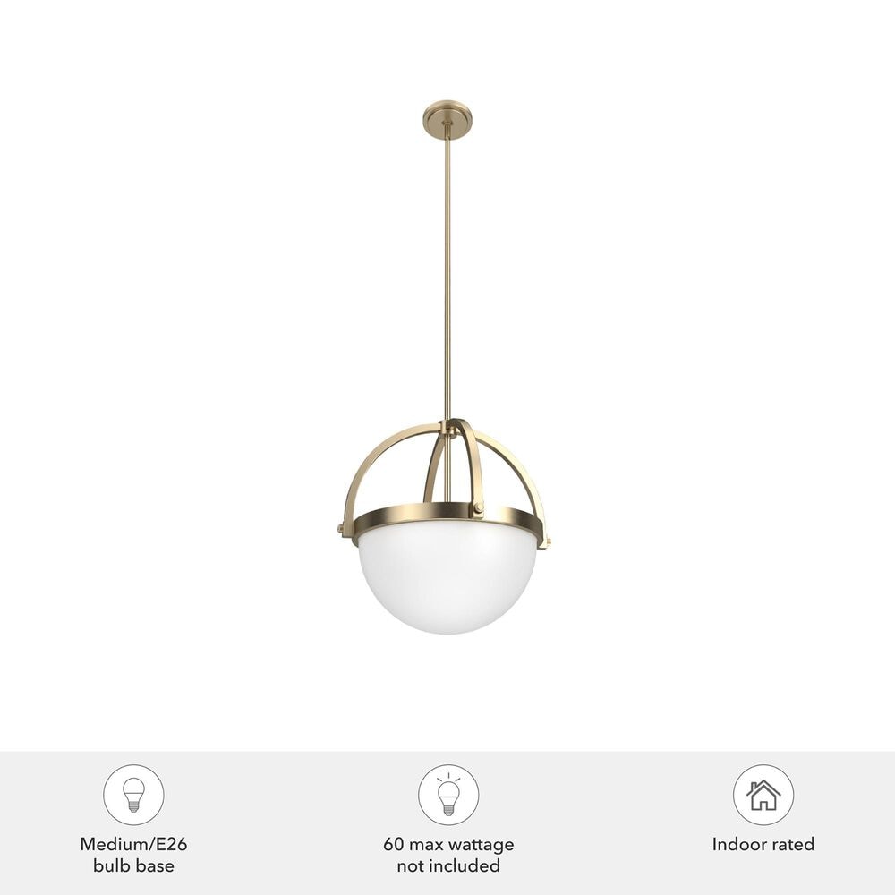 Hunter Wedgefield 3-Light Pendant in Alturas Gold, , large