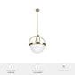 Hunter Wedgefield 3-Light Pendant in Alturas Gold, , large