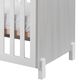 Sorelle Pannello 3-In-1 Convertible Crib in Grigio and White, , large
