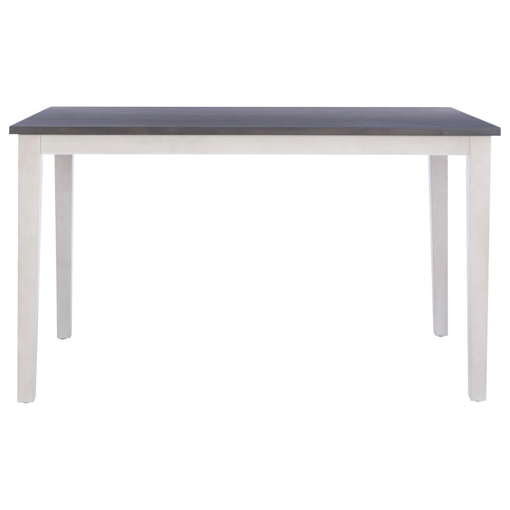 Linon Home Decor Mckoy Counter Height Table in Cream and Charcoal - Table Only, , large