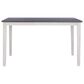 Linon Home Decor Mckoy Counter Height Table in Cream and Charcoal - Table Only, , large