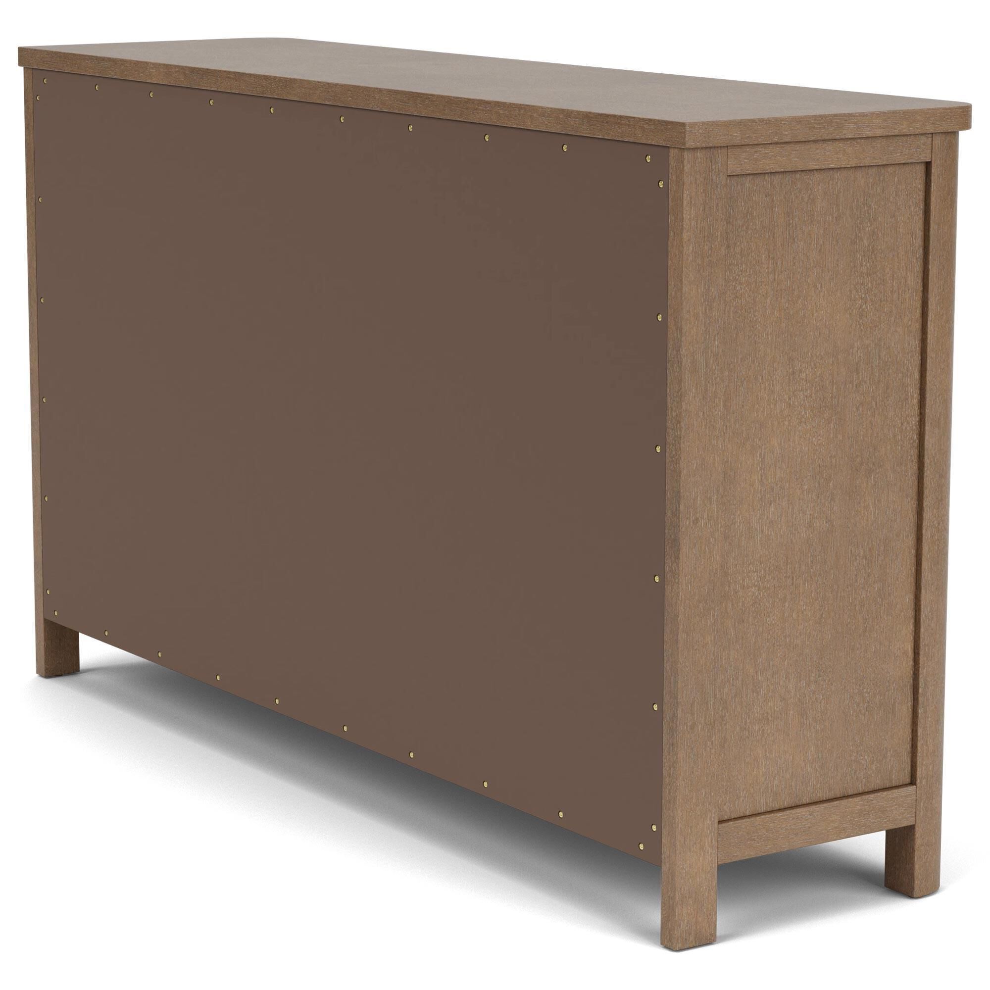 Riverside Furniture Jaxon 7-Drawer Dresser Only in Casual Mink