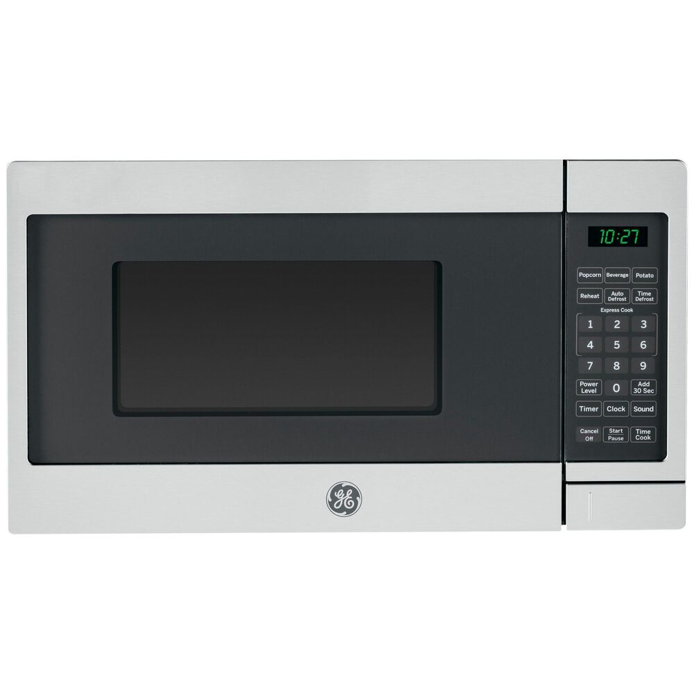 GE Appliances 0.7 Cu. Ft. Capacity Countertop Microwave Oven in Stainless Steel, , large