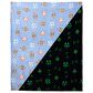 Duke Imports Game Time - Glow in the Dark Plush Throw in Blue, , large