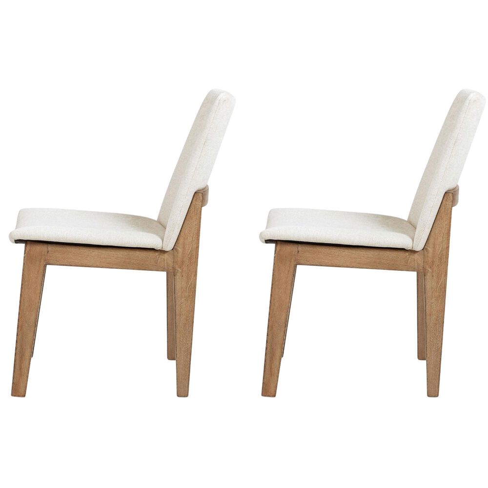 Jennifer Taylor Home Auden Upholstered Side Chair in Soft Flax Light Beige (Set of 2), , large
