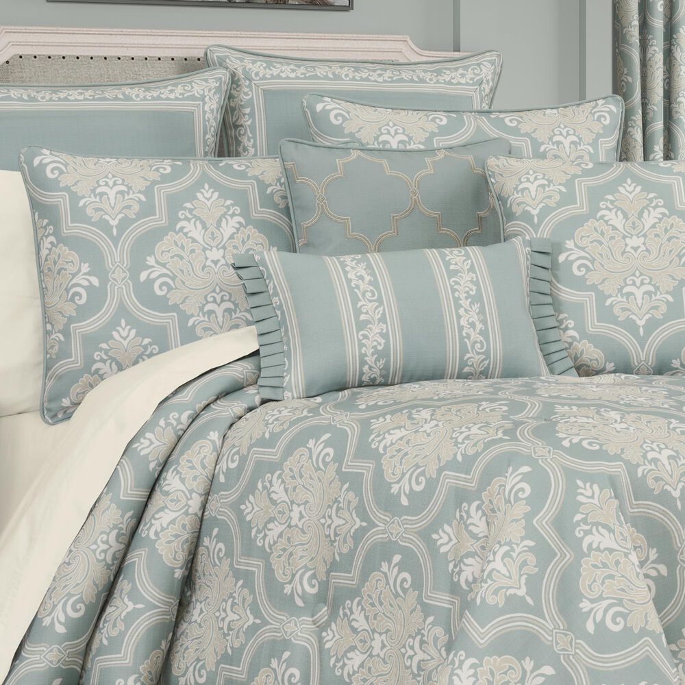 J. Queen New York Tranquility 3-Piece King/California King Comforter Set in Aqua, , large