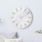 CosmoLiving by Cosmopolitan 20" Wall Clock in White and Gray, , large