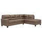 Ashley Navi 2-Piece Stationary Sectional in Fossil, , large