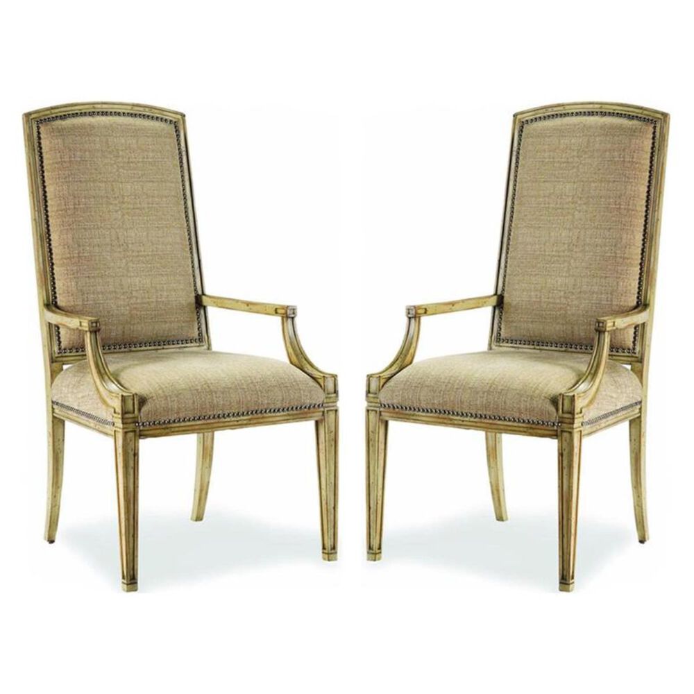 Hooker Furniture Sanctuary Mirage Arm Chair in Dune - Set of 2, , large