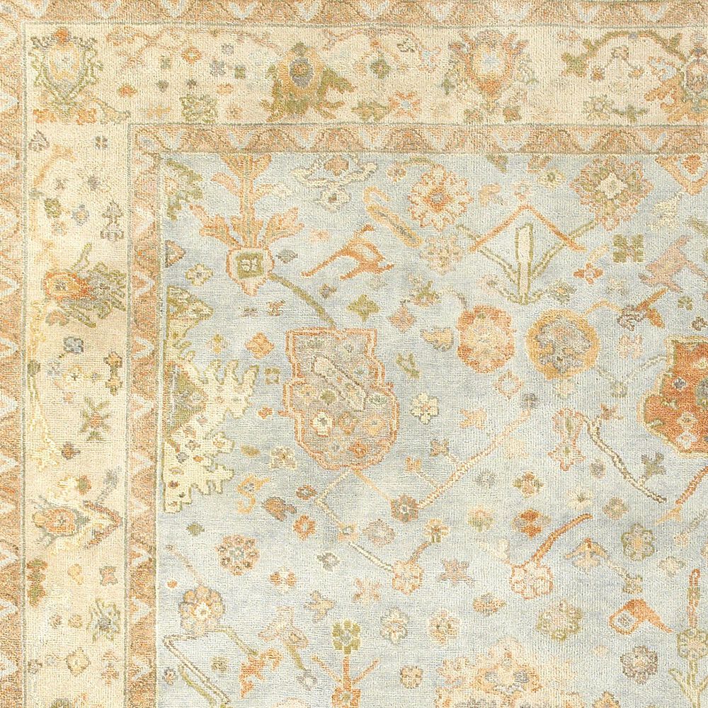 Oriental Weavers Palace Blue and Sand 6&#39; x 9&#39; Area Rug, , large