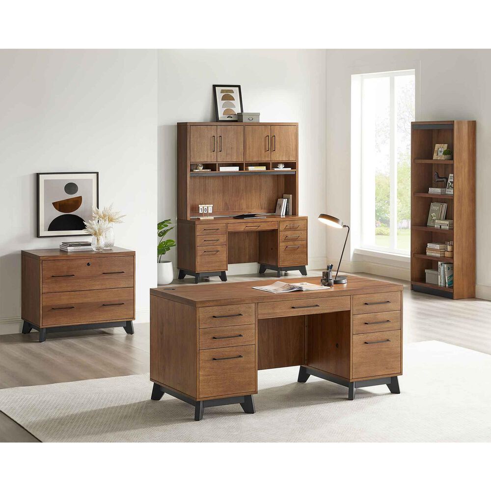 Wycliff Bay Avery 2-Drawer Lateral File in Chestnut Brown, , large