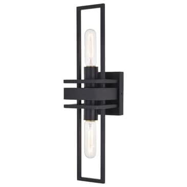 Vaxcel Marquis 2-Light Wall Sconce in Matte Black, , large