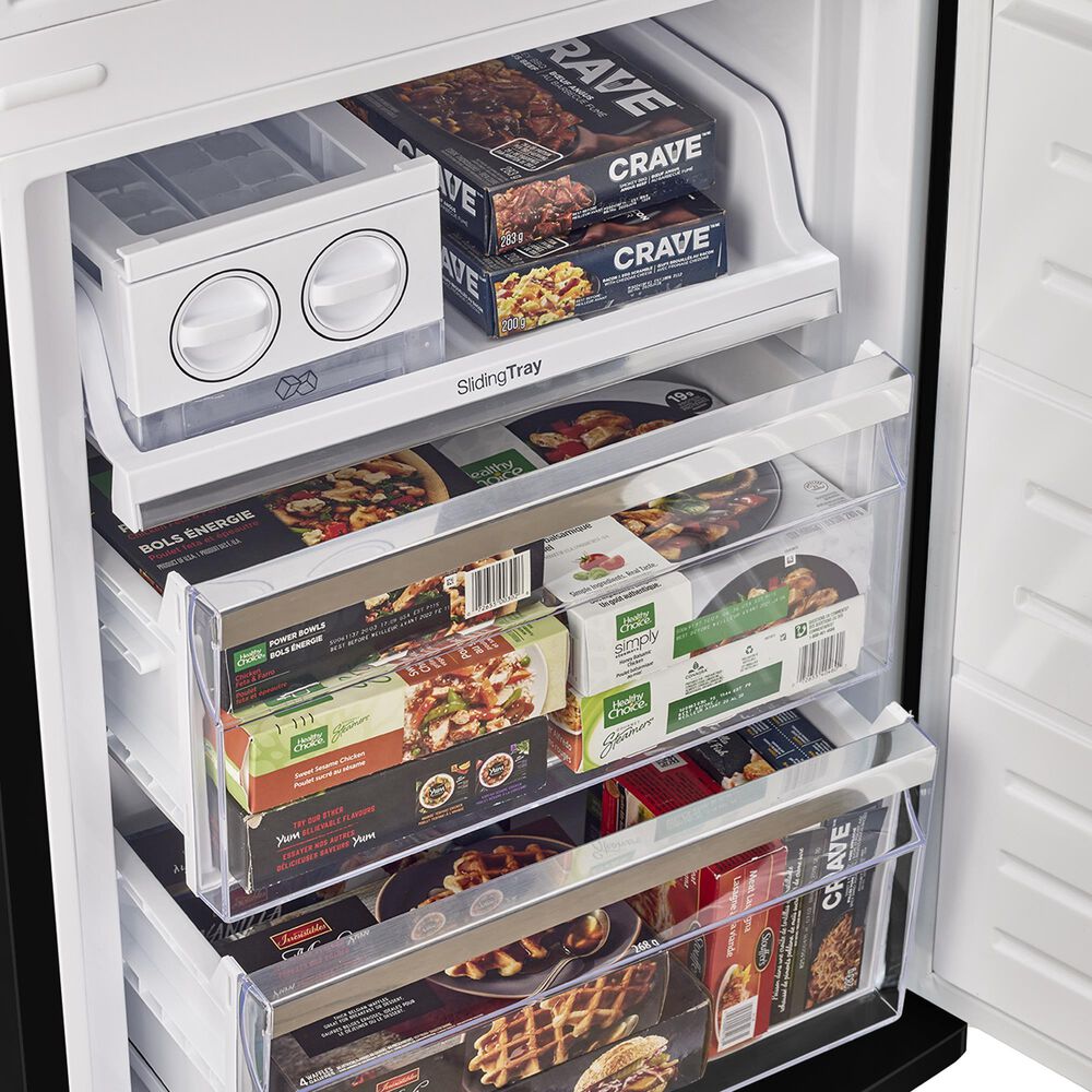 Unique Appliances Classic Retro 12 Cu. Ft. Bottom Freezer Regfrigerator In Midnight Black, , large