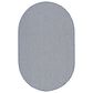 Nourison Courtyard Ivory and Blue 5" x 8" Oval Indoor/Outdoor Area Rug, , large