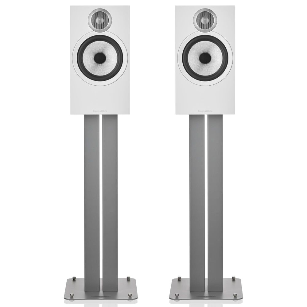Bowers &amp; Wilkins 600 Series 606 S3 2-Way Stand-mount Loudspeaker Pair in White, , large
