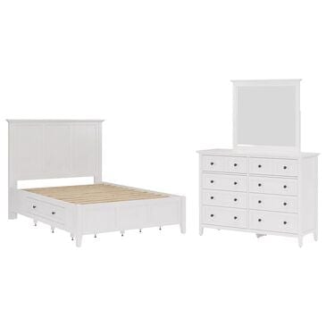 Urban Home Grace 3-Piece King Bedroom Set in Snowfall White, , large