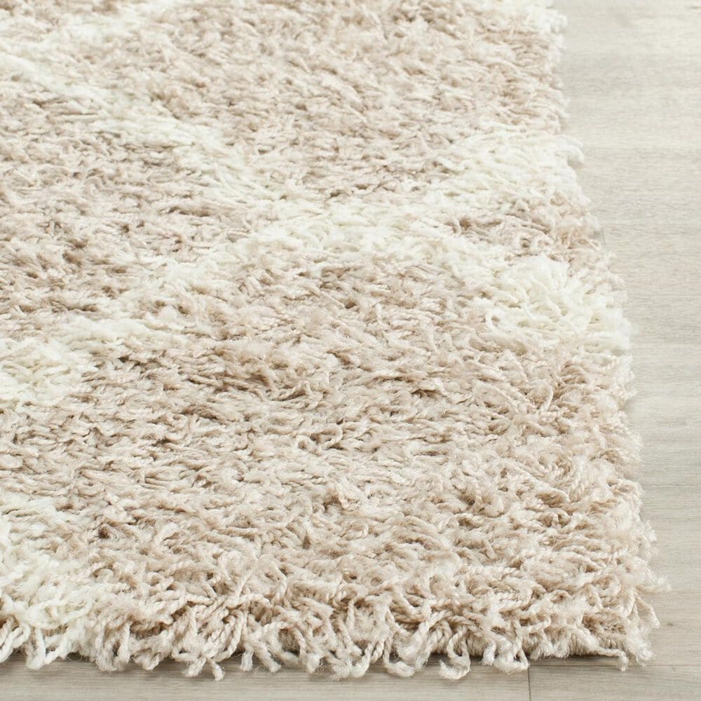 Safavieh Dallas Shag SGD257D-212 2&#39;3&quot; x 12&#39; Beige/Ivory Runner, , large