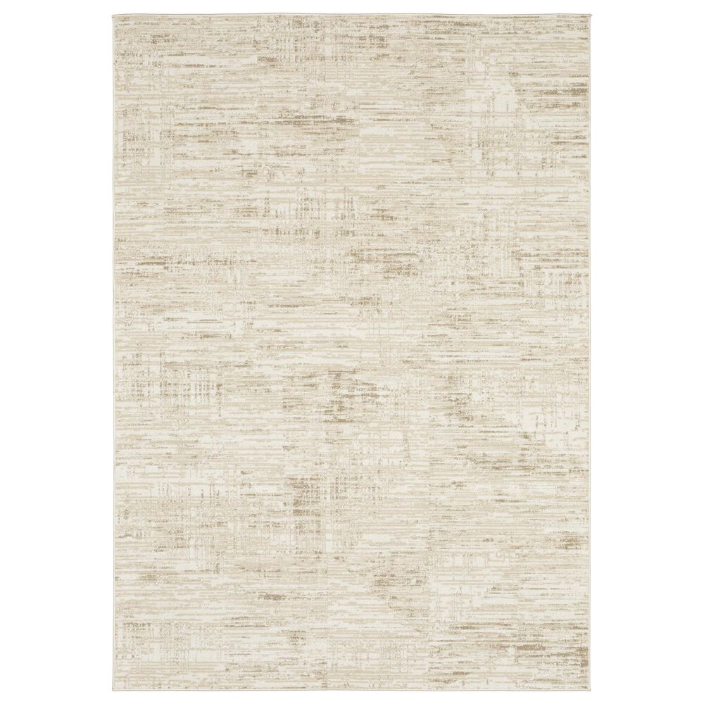 Oriental Weavers Lauren LRN01 Tan 6"7" x 9"6" Area Rug, , large